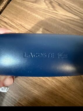 Lacoste Blue Hard Shell Eyewear Case